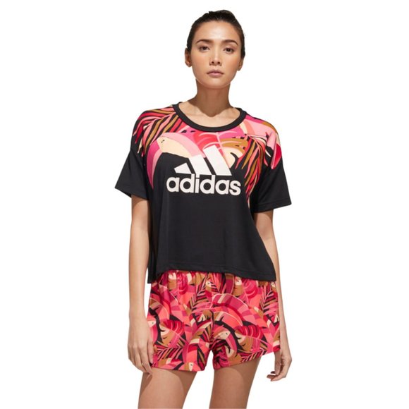 Adidas Women Cropped Tee - FARM Rio Collab - Picture 4 of 10